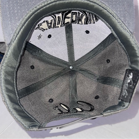 California Bear SnapBack Adjustable Hat Gray Flat Bill - Picture 7 of 7